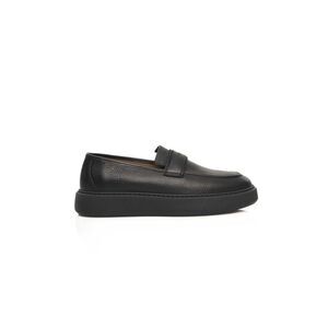 Cerruti 1881 Black Leather Men Men's Loafer
